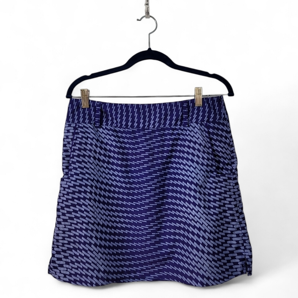 adidas Navy Geometric Skort